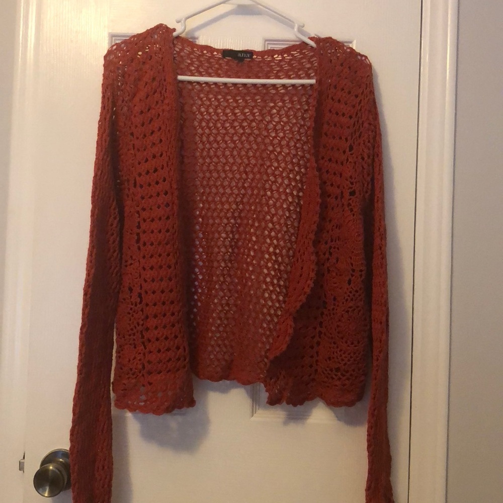 Lot of 2 crocheted sweaters